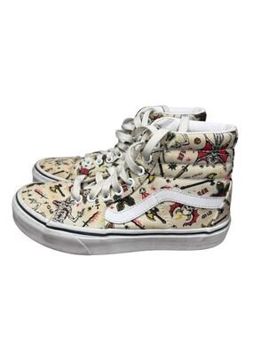 Vans x Stranger Things Hellfire Club Sk8-Hi Sneakers Size Boys Youth 4
